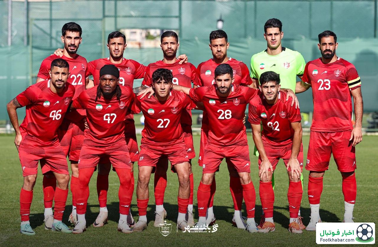 ترکیب پرسپولیس در آخرین بازی دوستانه ترکیه