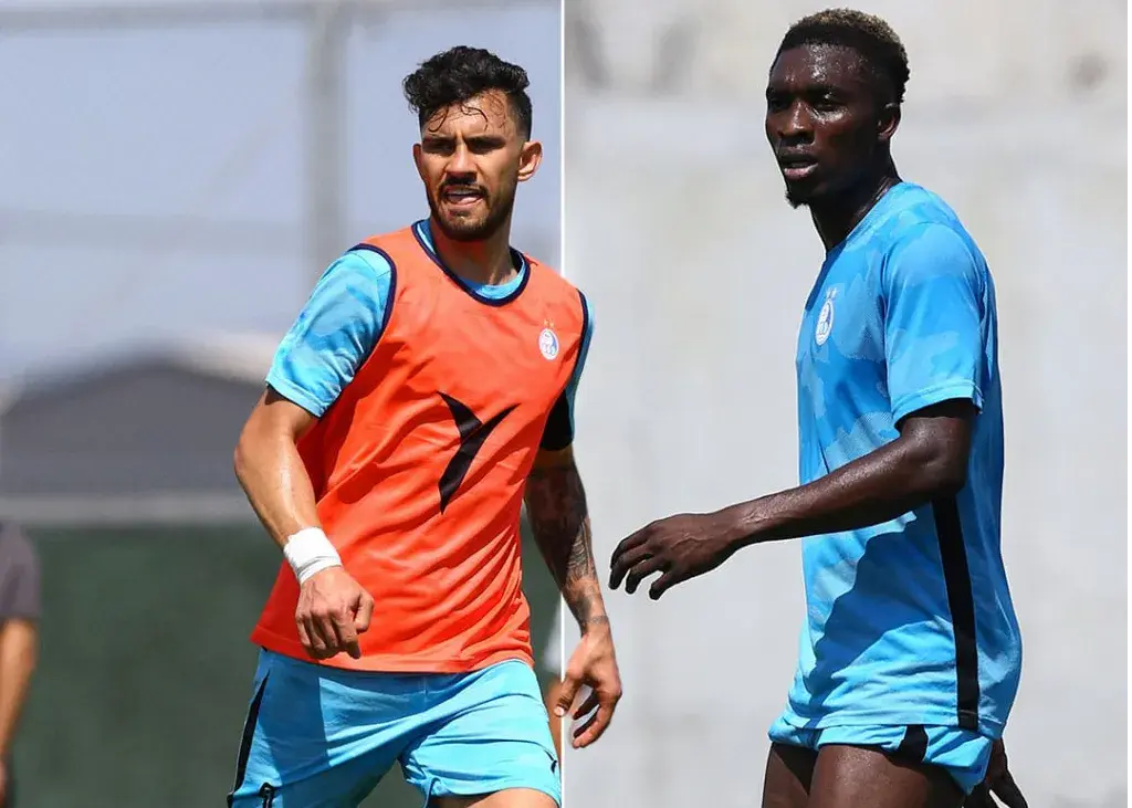 تمرین مهاجم استقلال در روز شایعات جدایی