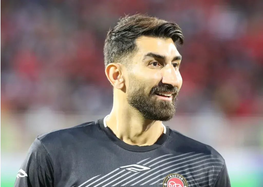 اولین تصویر بعد از محرومیت؛/ پایان شایعات درباره فسخ بیرانوند! (عکس)