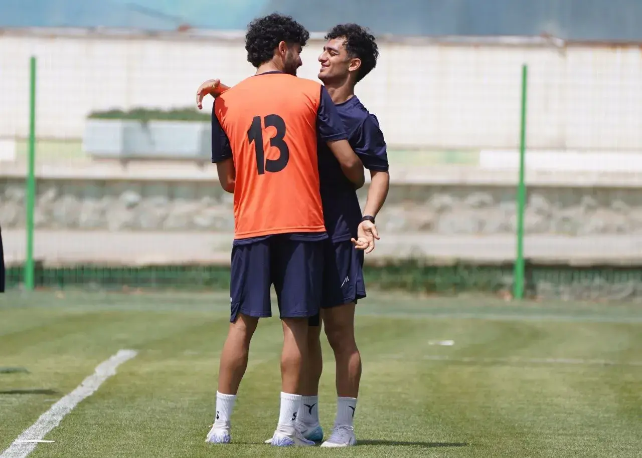 صحبت‌های وینگر پرسپولیس در حاشیه تمرین امید