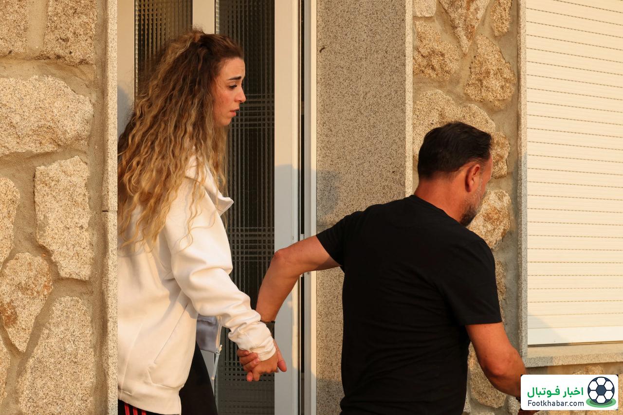 تصویر تکان دهنده از همسر ژوتا: ویرانی مطلق!