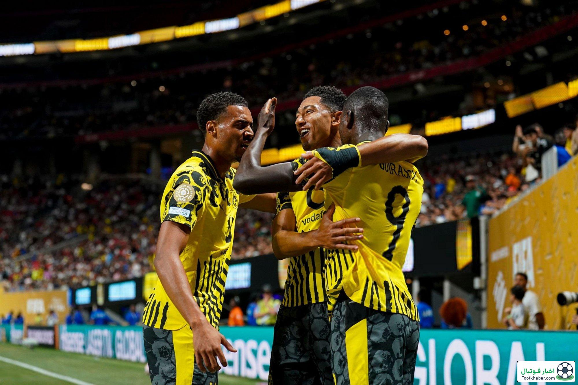 دورتموند 2-1 مونتری: گیراسی به رئال رسید