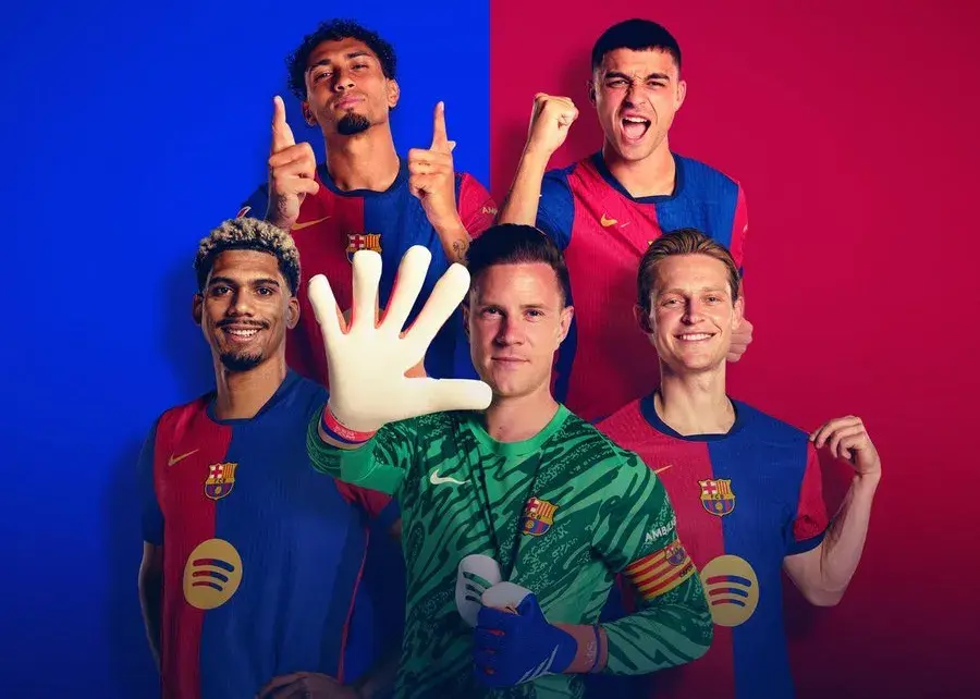 دی‌یونگ و فران تورس کاپیتان را فراموش نکردند/ لاپورتا فکرش را نمی‌کرد: حمایت رختکن بارسا از تراشتگن