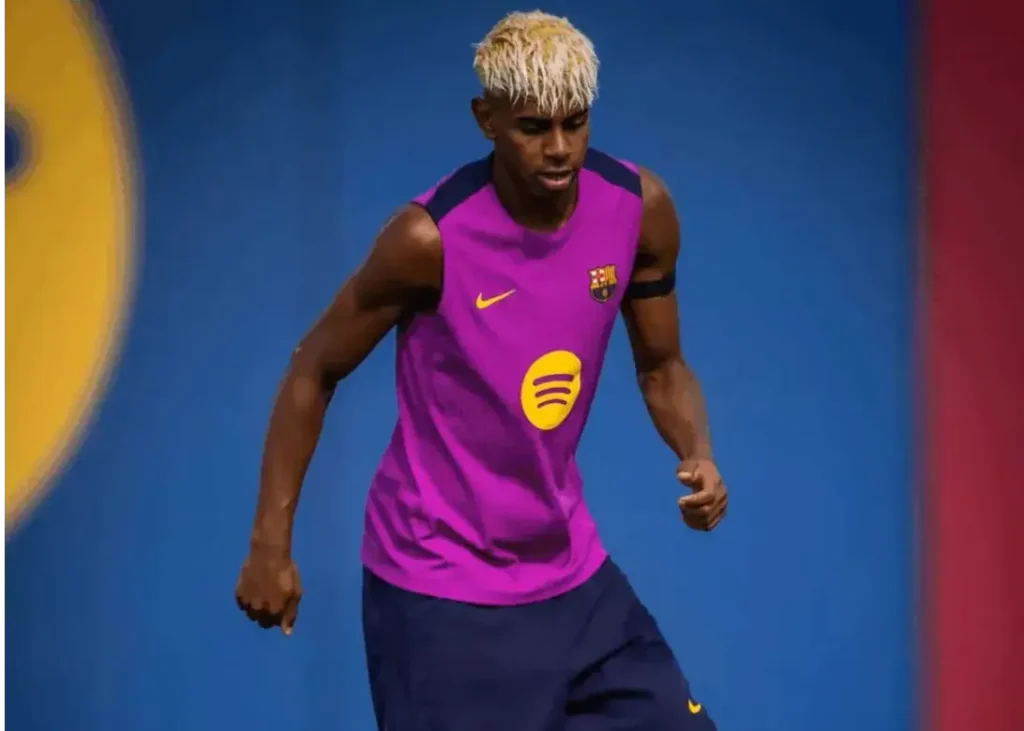 رشد چشمگیر قد لامین یامال در دو سال