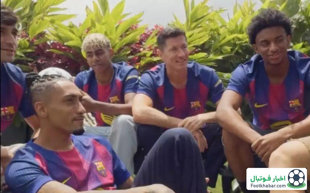 رونمایی رسمی بارسا از پیراهن جدید با یک پیام خاص