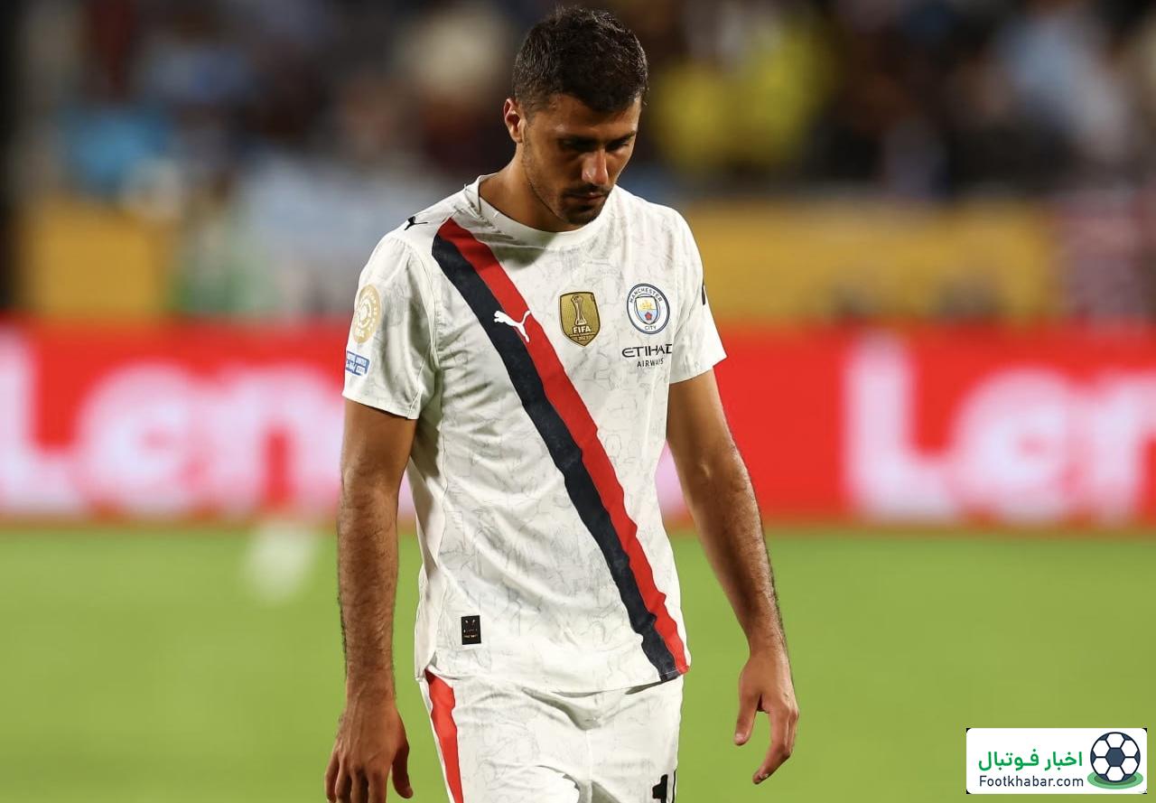 شوک دوم به سیتی: رودری مصدوم شد