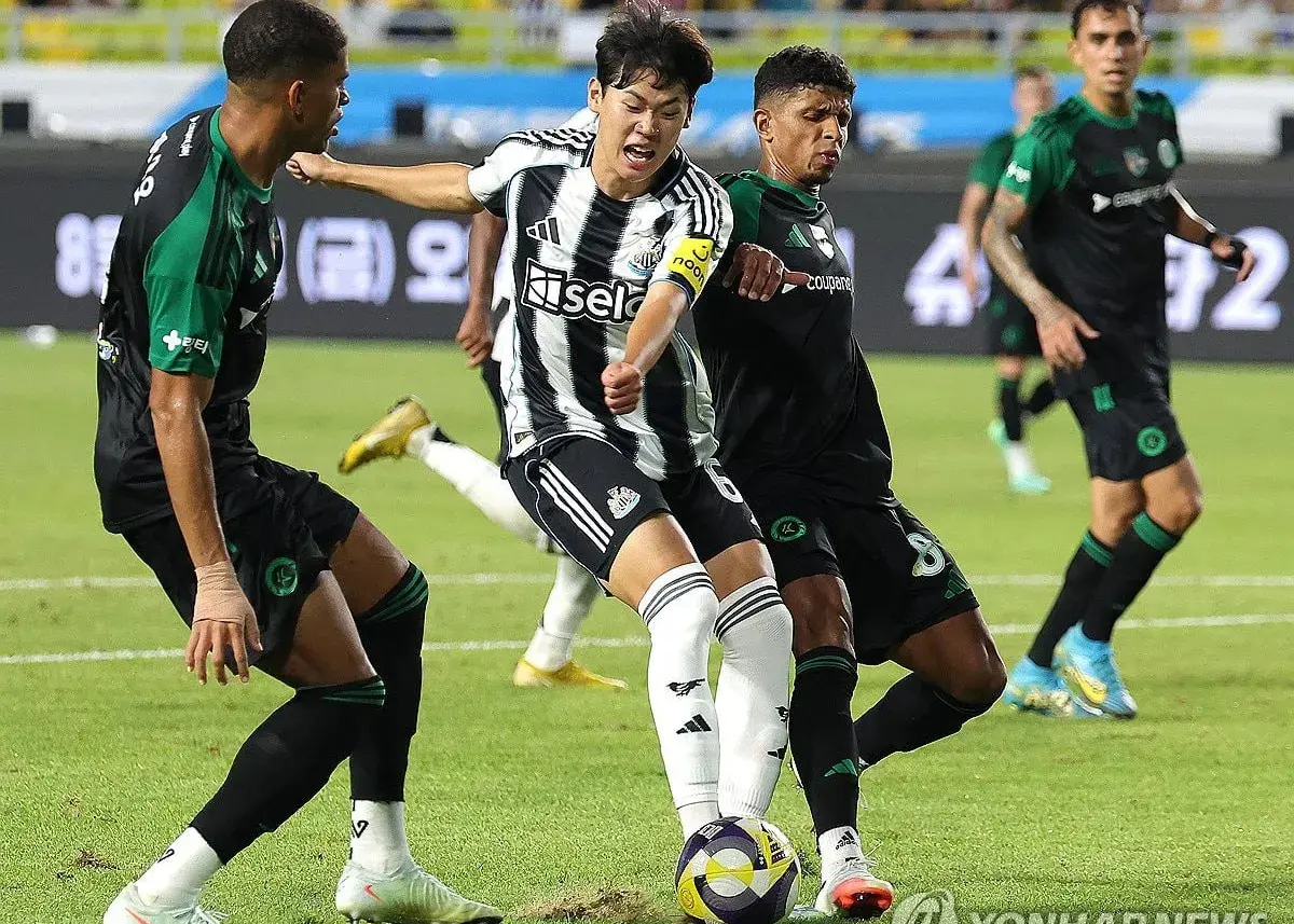 نیوکاسل از منتخب کره جنوبی باخت