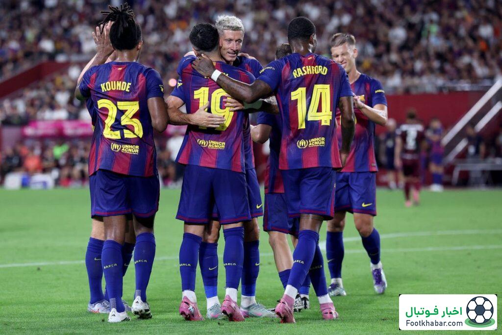 هدیه ویژه بارسا به شهردارد کوبه (عکس)