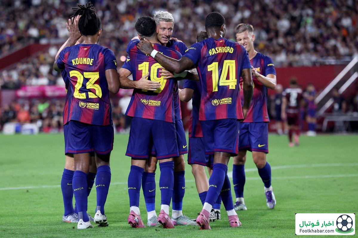 هدیه ویژه بارسا به شهردارد کوبه (عکس)