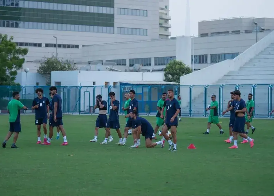 تمرین ملی‌پوشان امید در باشگاه ایرانیان دبی