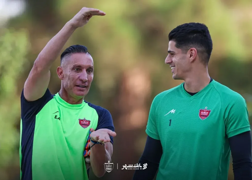 تمرین شادی گل لیورپول در پرسپولیس!