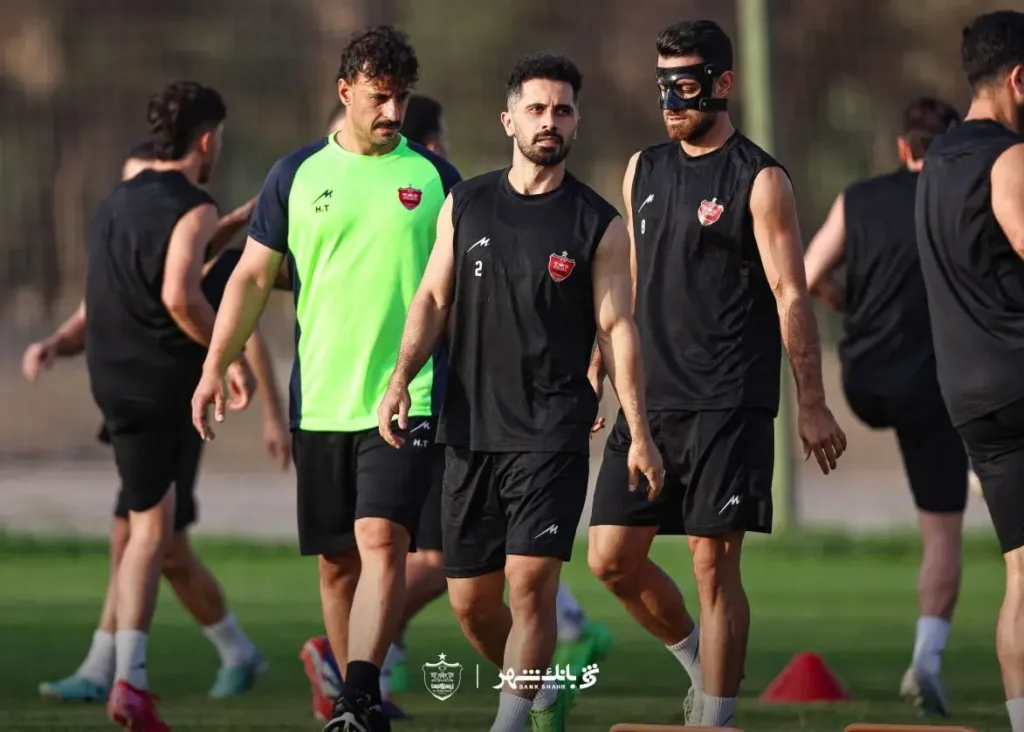 گزارش تمرین تاکتیکی پرسپولیس در ورزشگاه آزادی