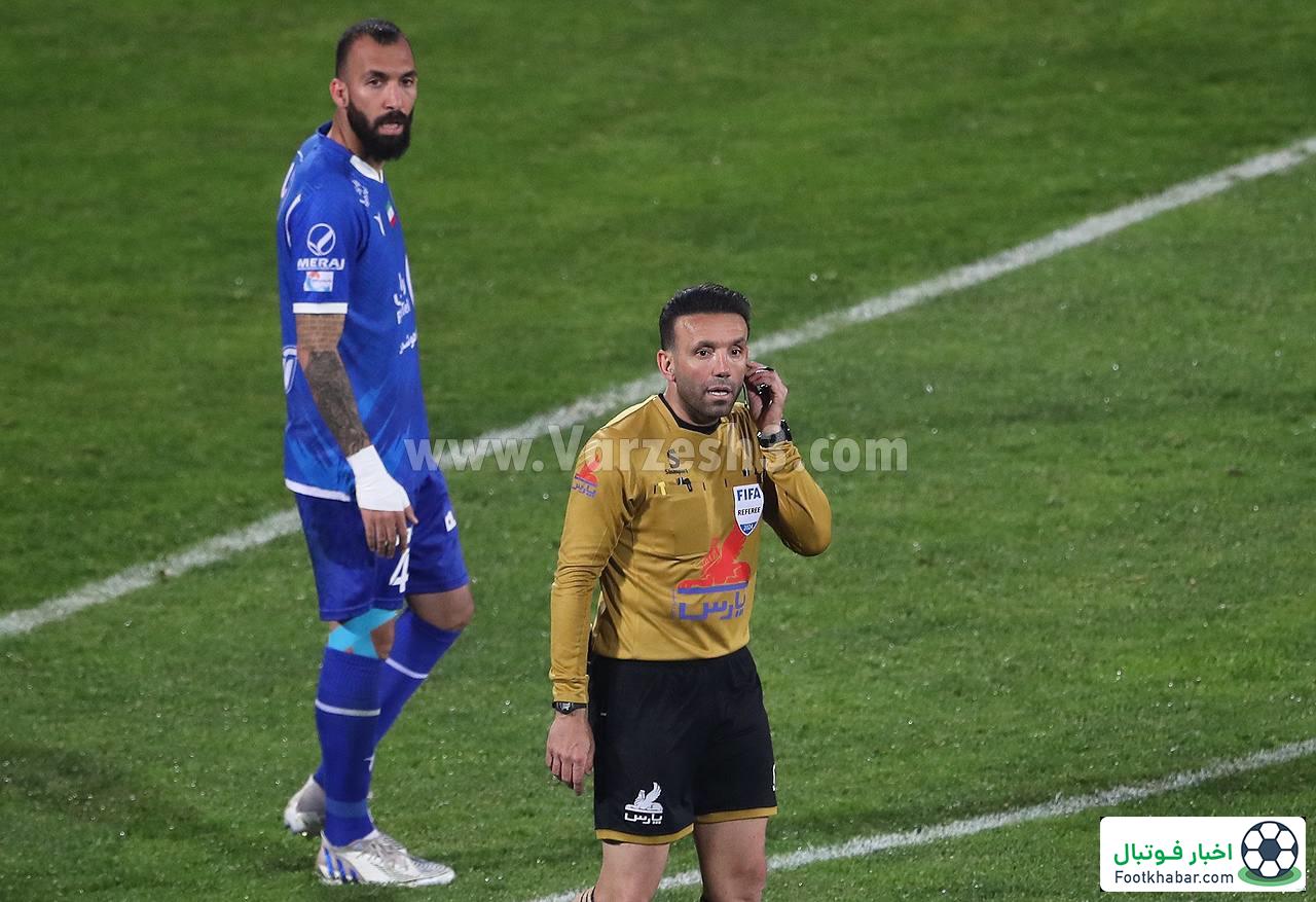 در بازی سوپرجام: اعلام تصمیمات داور از طریق بلندگو