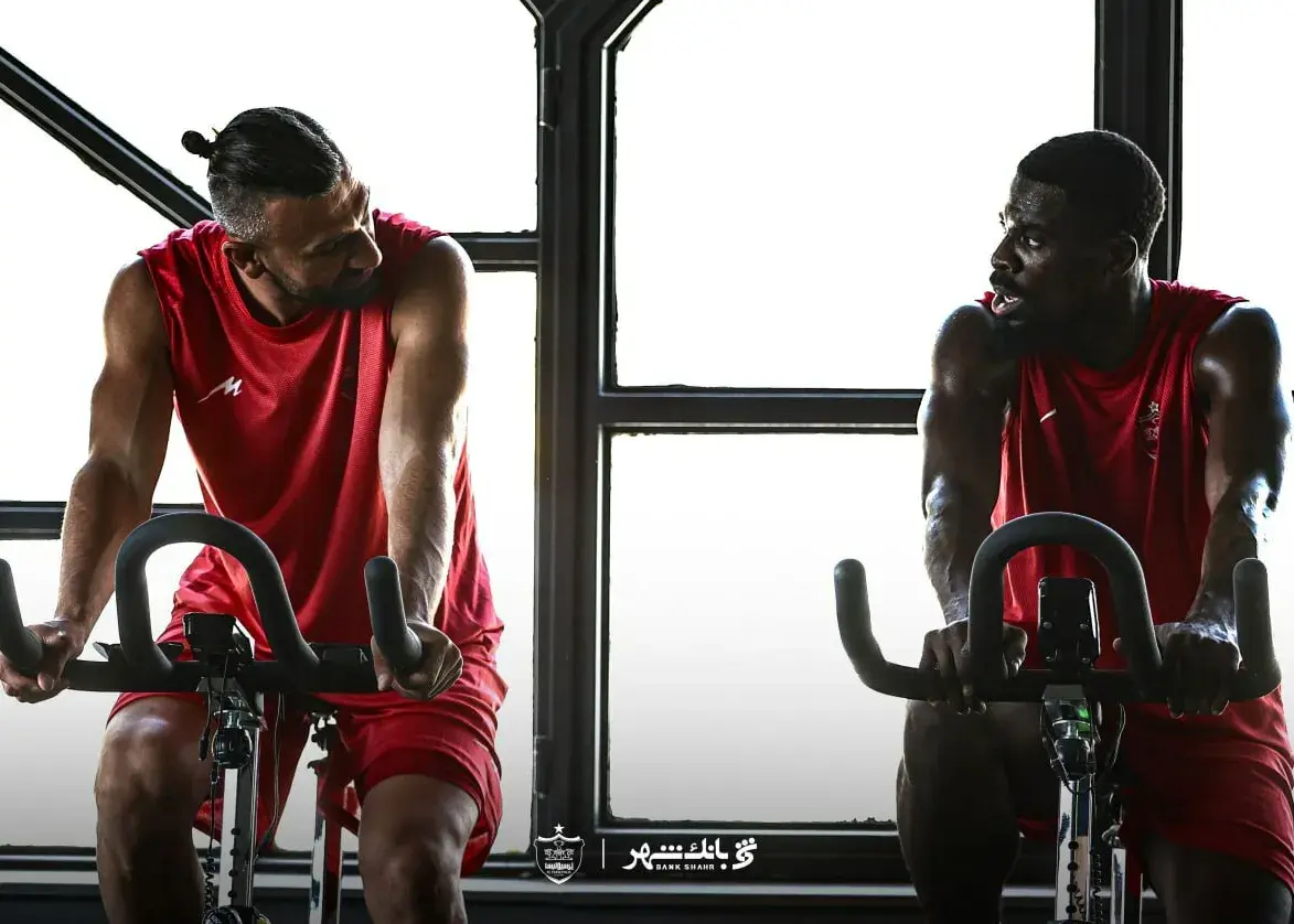 دورسون کنار سرژ اوریه در سالن بدنسازی؛/ بازگشت ستاره خارجی به تمرینات پرسپولیس (عکس)