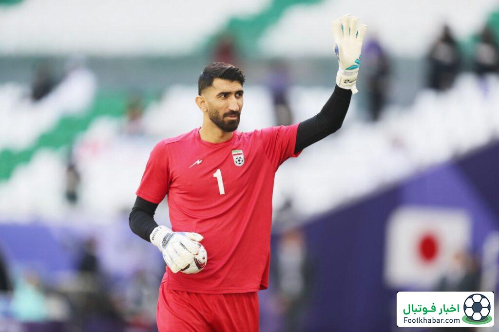 با اعلام مهدی تاج/ فوری: محرومیت بیرانوند از میادین ملی