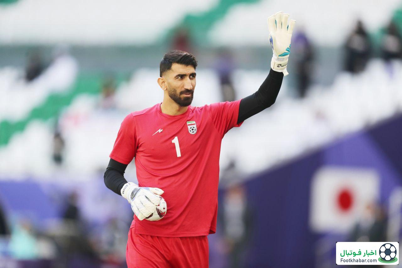 با اعلام مهدی تاج/ فوری: محرومیت بیرانوند از میادین ملی