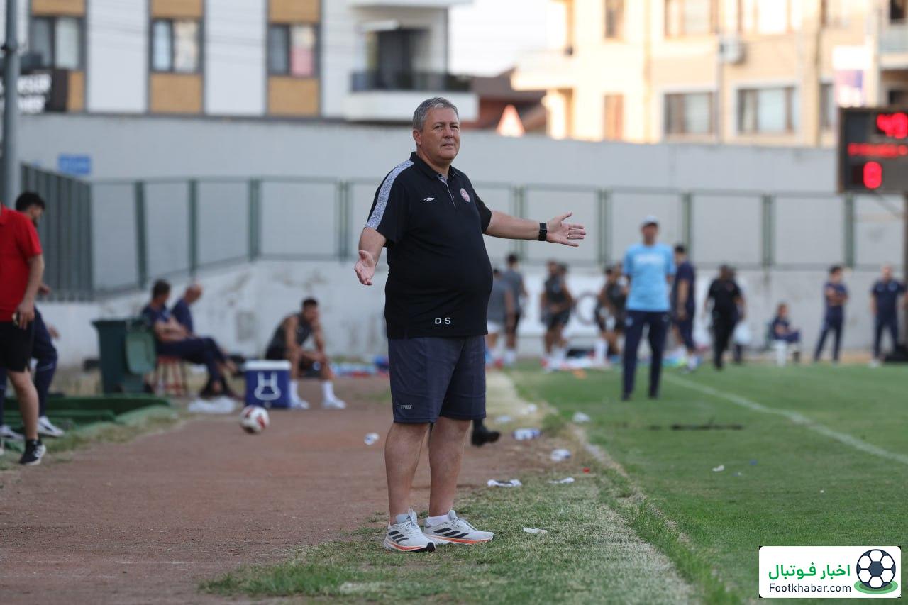 دراگان در نشست مطبوعاتی، ساپینتو در کمپ حجازی