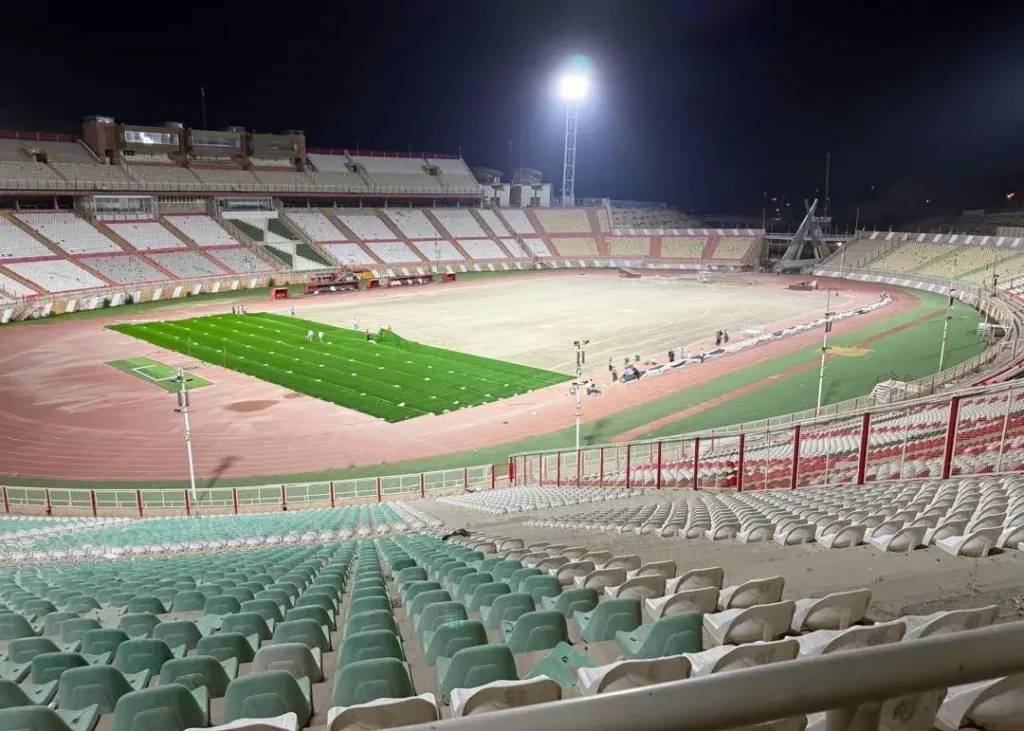 بهترین چمن ایران در تبریز پهن شد