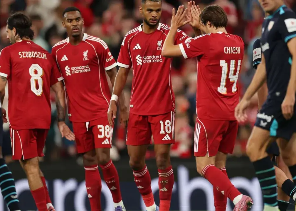 اولین پاس گل اکیتیکه، دبل و گل به خودی خاکپو/ لیورپول 3-2 بیلبائو: اولین محک جدی کهکشان سرخ