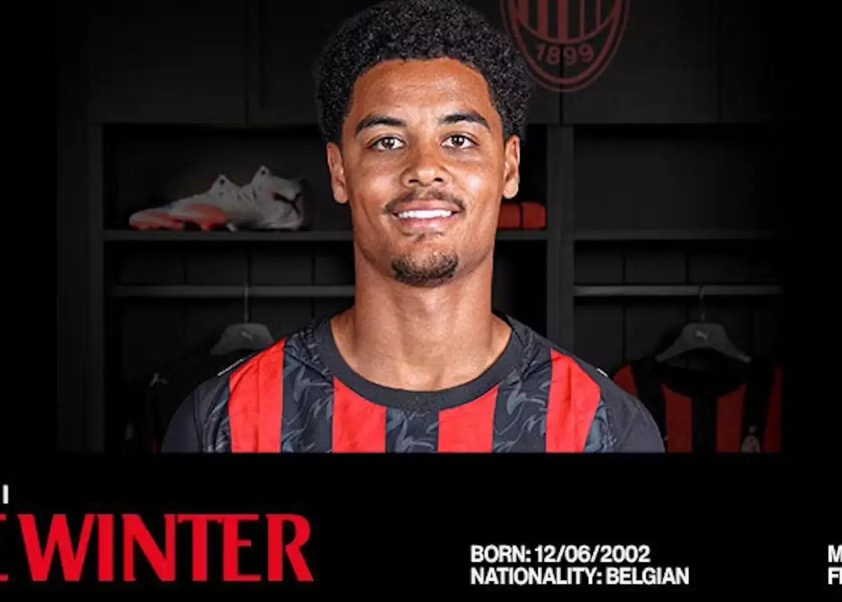 دی‌وینتر تا 2030/ رسمی: میلان مدافع بلژیکی را خرید