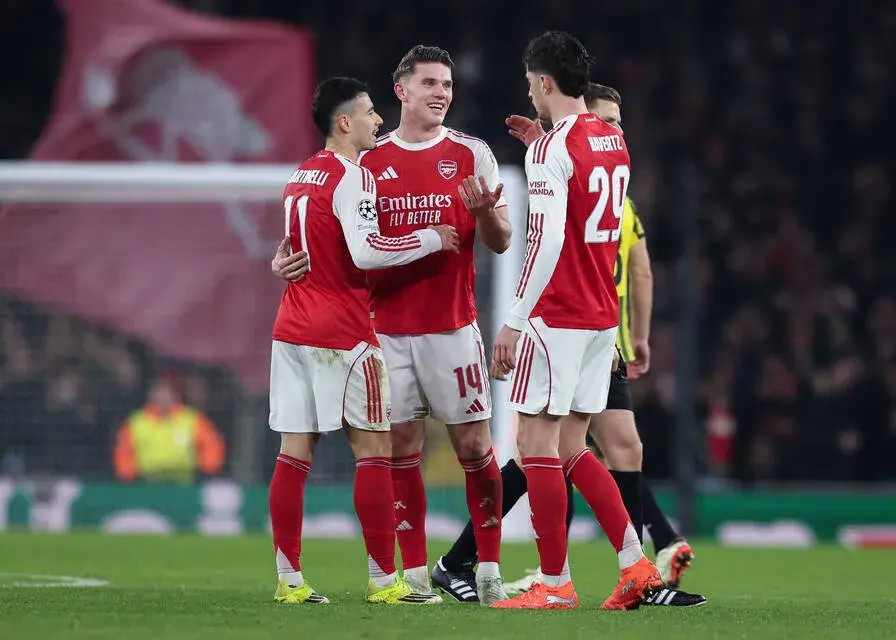 هشت بازی، هشت برد/ آرسنال 3-2 غیرت | صعود مقتدرانه توپچی‌ها