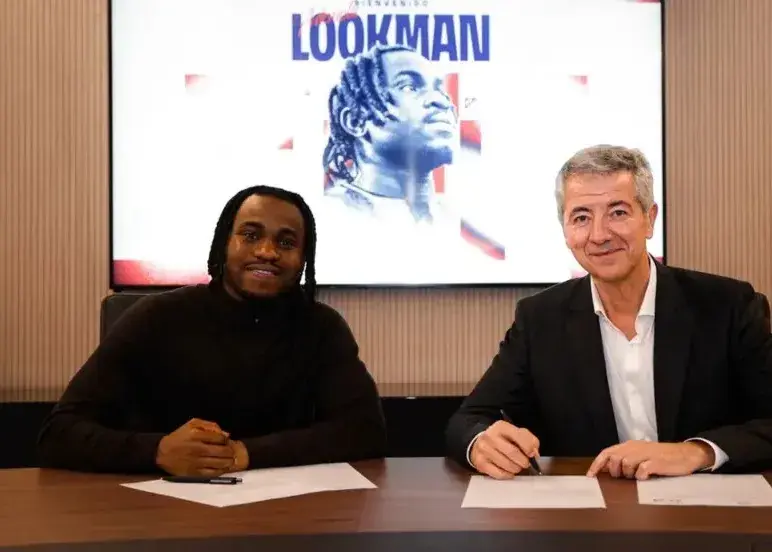 مراسم امضای قرارداد آدمولا لوکمن/ رونمایی اتلتیکو از خرید بزرگ زمستانی‌اش