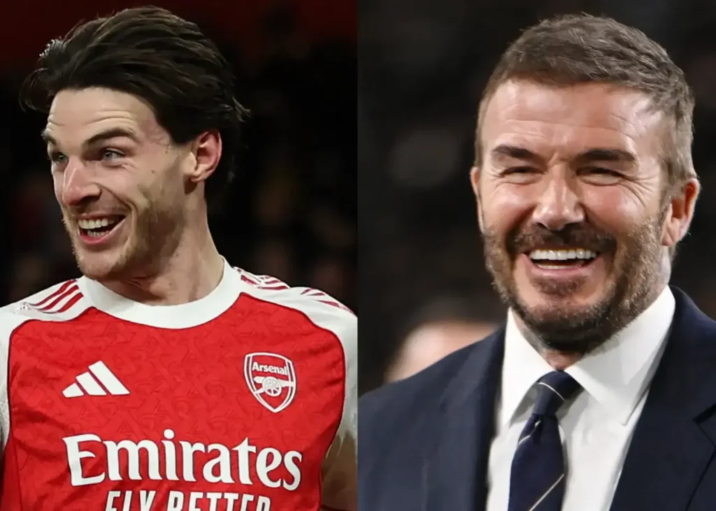 دکلان رایس:/ بعد از آن دو گل به رئال، بکام به من پیام داد!