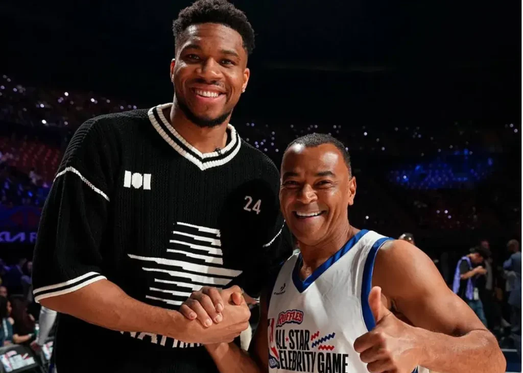 اسطوره فوتبال مقابل تاکو فال ایستاد:/ تکنیک برزیلی کافو این‌ بار در زمین بسکتبال! (عکس)