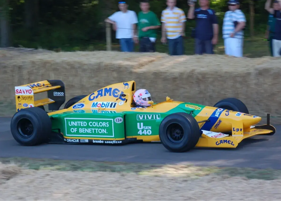 حراج نجومی بنتون افسانه‌ای:/ 823 میلیارد برای خودروی اولین قهرمانی شوماخر!