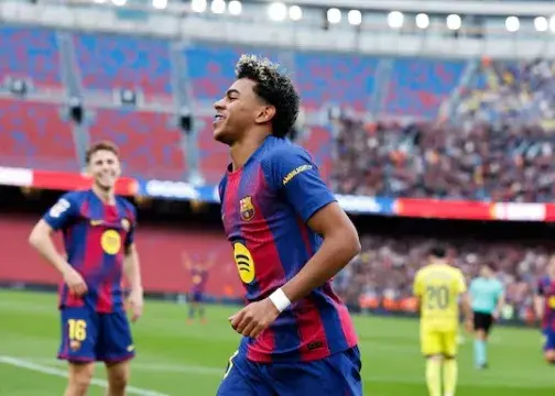 امیدوار به کامبک تاریخی/  پرواز بارسلونا با سوپر هت‌تریک یامال!