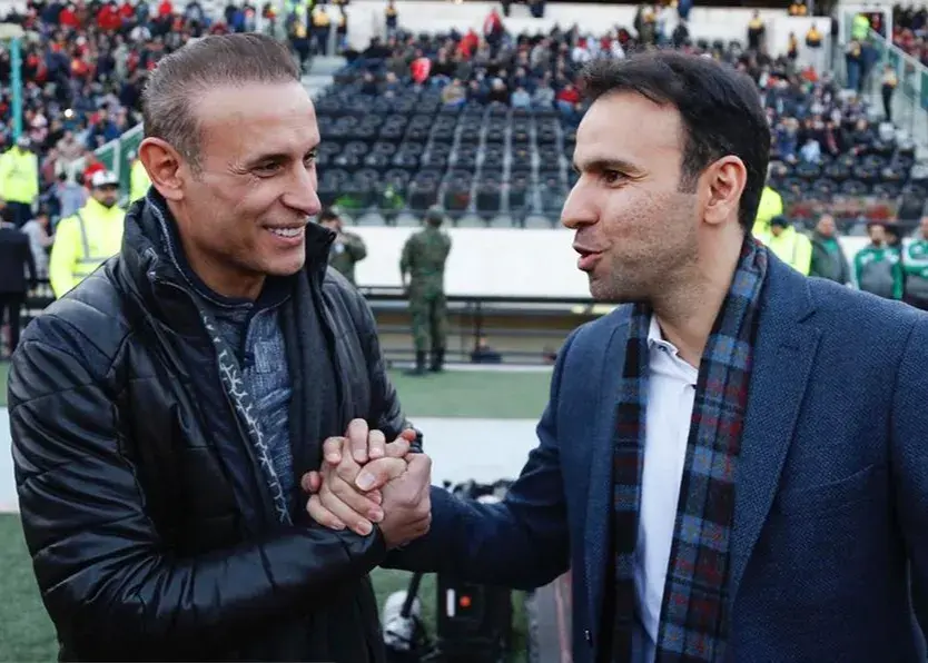 در فضای مجازی داغ شد:/ ملاقات خیالی محسن خلیلی با یحیی گل‌محمدی!