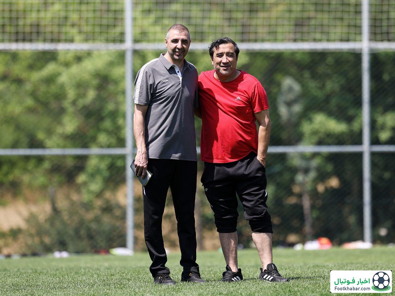 دفاع آخر سابق پرسپولیس به تراکتور پیوست (عکس)