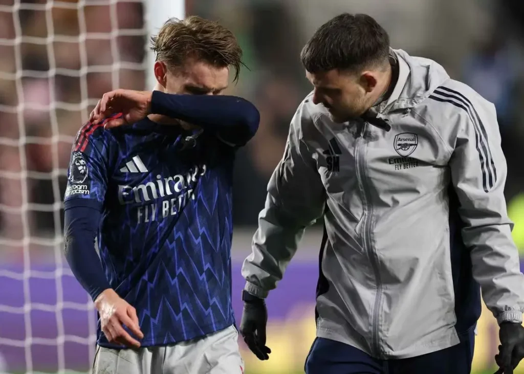 مصدومیتم جدی نیست/ خبر بزرگ اودگارد برای هواداران آرسنال