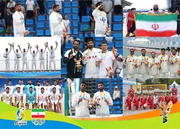 9 طلا، یک نقره و سومی جدول مدال ها؛/ ثبت بهترین نتیجه تاریخ ورزش ساحلی ایران