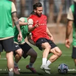 یک نشانه از سروش در تمرین پرسپولیس (عکس)