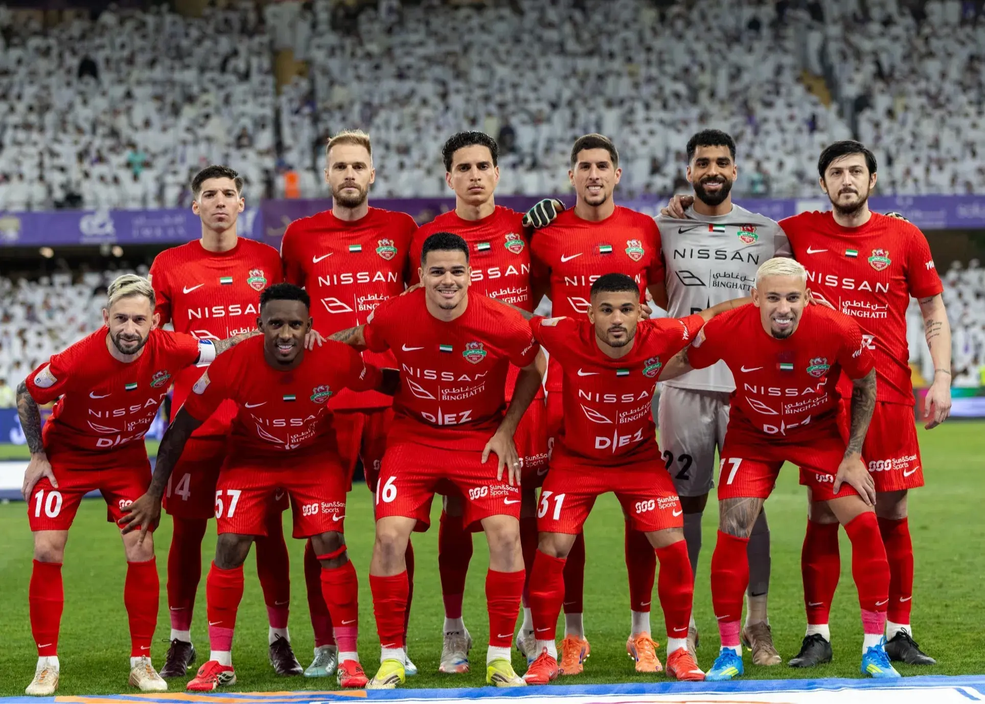 شباب الاهلی با سعید و سردار مقابل تراکتور (عکس)