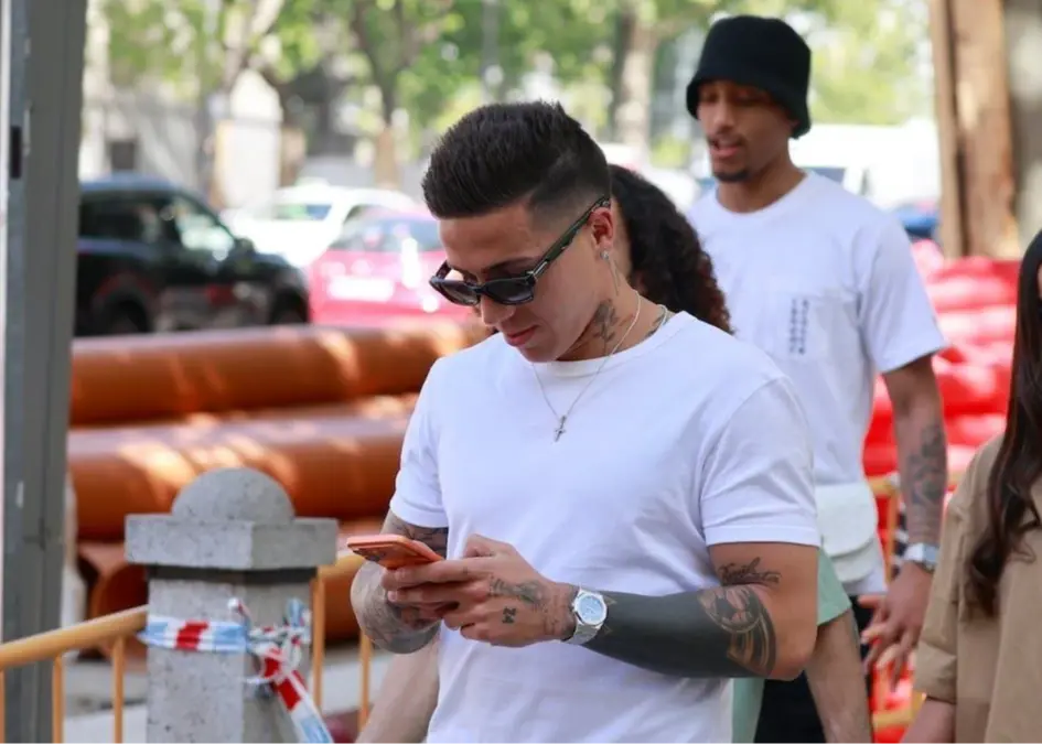 انزو فرناندز در مادرید شکار شد