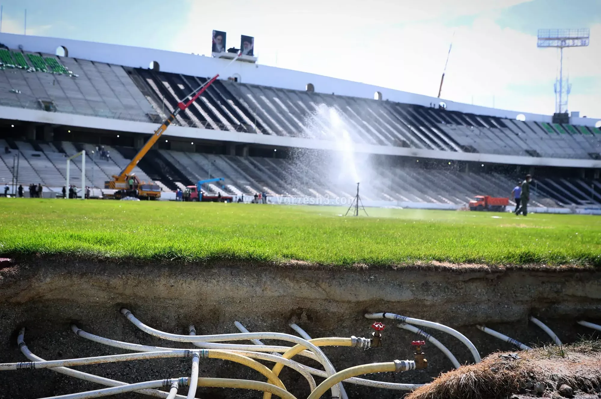 باید بودجه تزریق شود/ احتمال انتقال چمن ورزشگاه آزادی به تختی!