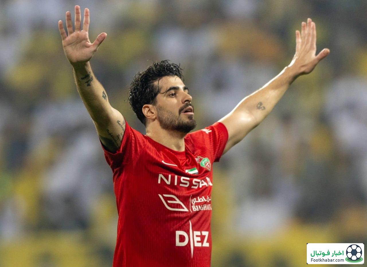 تدارک گل شماره 3 عزت در نخبگان (عکس)