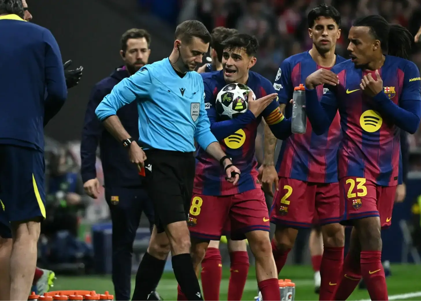 دلیل حذف‌مان داور بود/ بیانیه جدید بارسلونا علیه یوفا