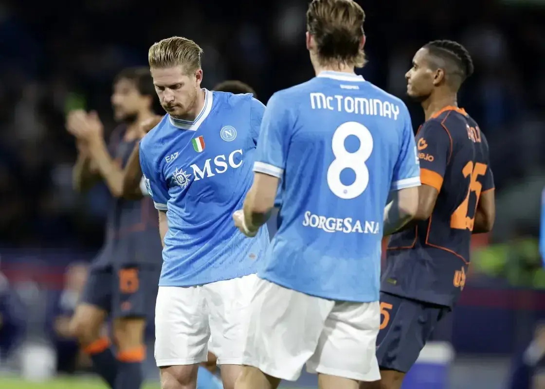 دی‌بروینه کونته و ناپولی را ناامید کرد