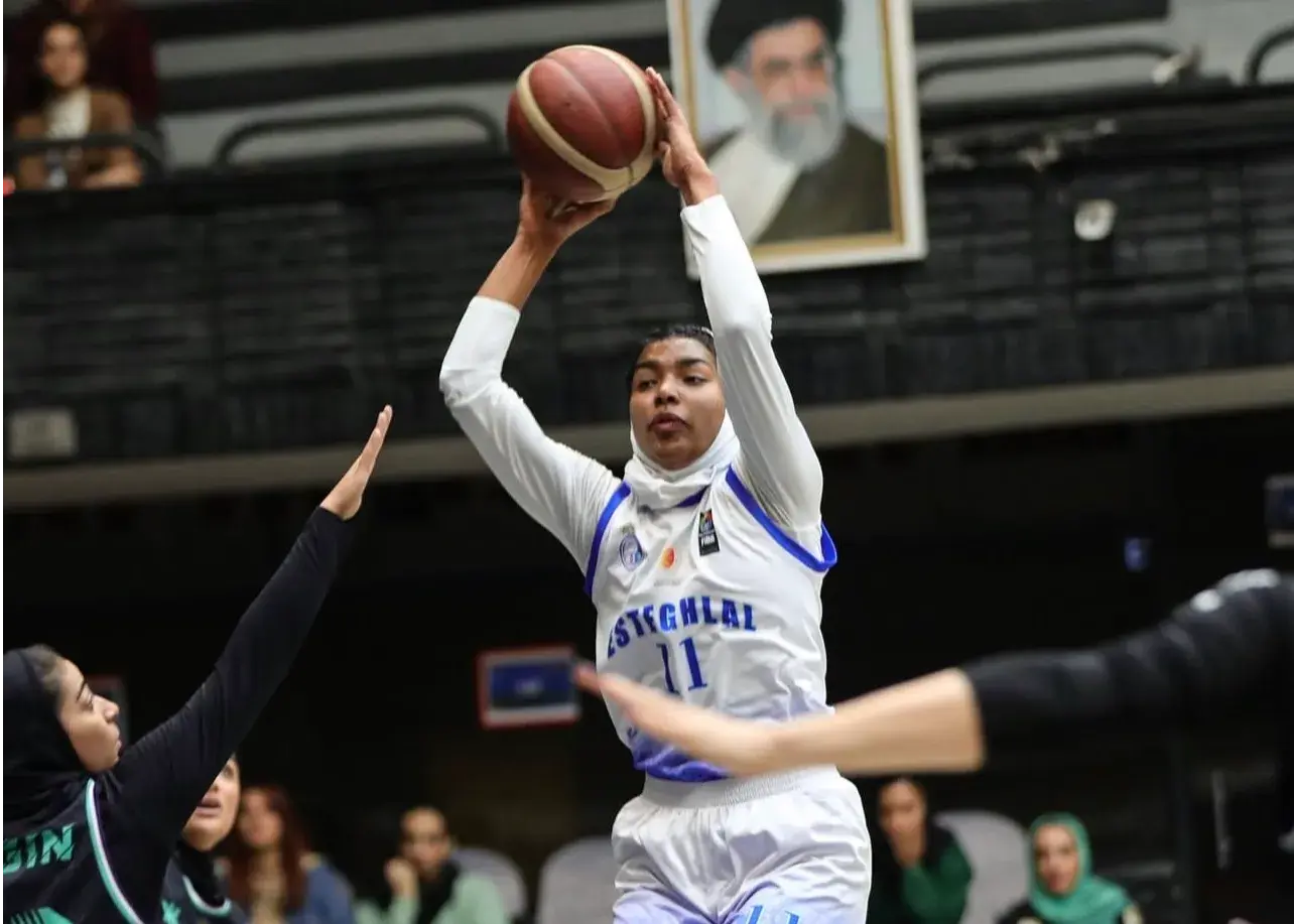 شیا رائل ویتست از امروز در تمرینات:/ ستاره آمریکایی استقلال آماده فینال بسکتبال!