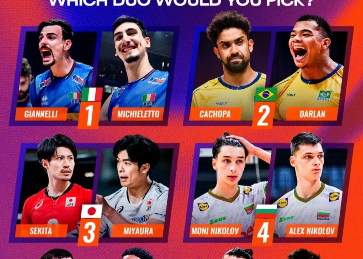 نظرسنجی FIVB: شش گزینه رویایی و یک انتخاب