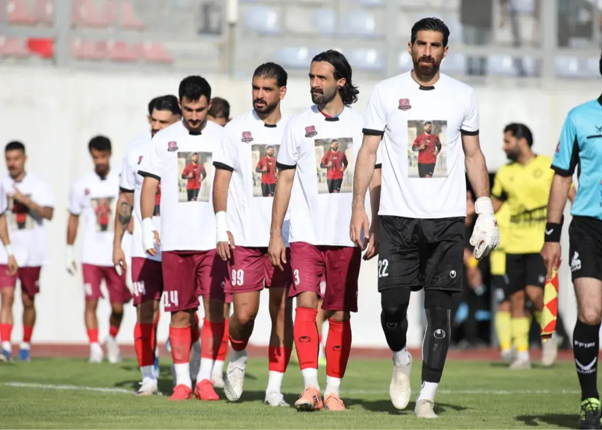کل ورزشگاه به یاد ستاره پرسپولیس و نساجی (عکس)