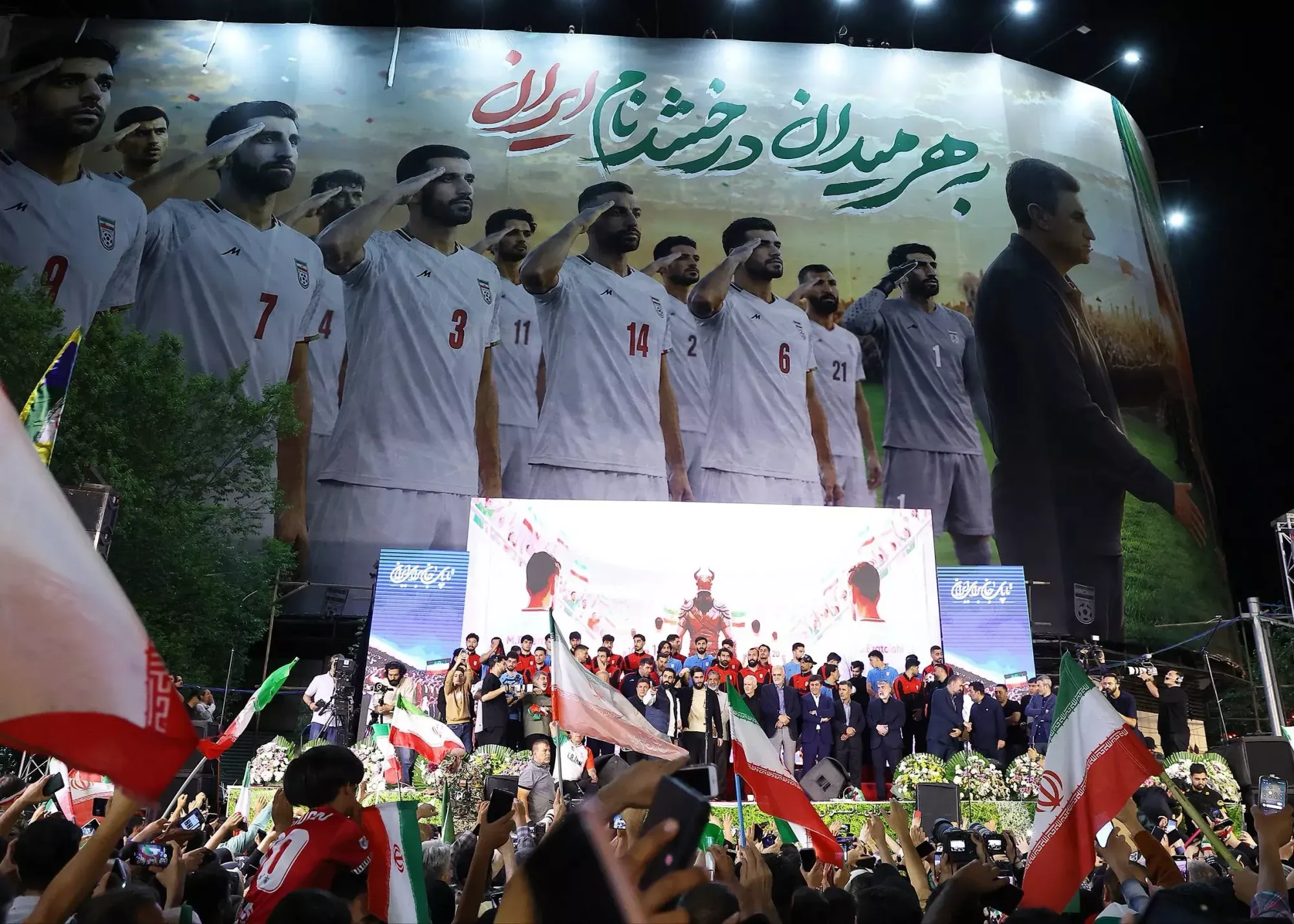 بیشترین ازدحام و جمعیتی که تیم ملی به خود دید (عکس)