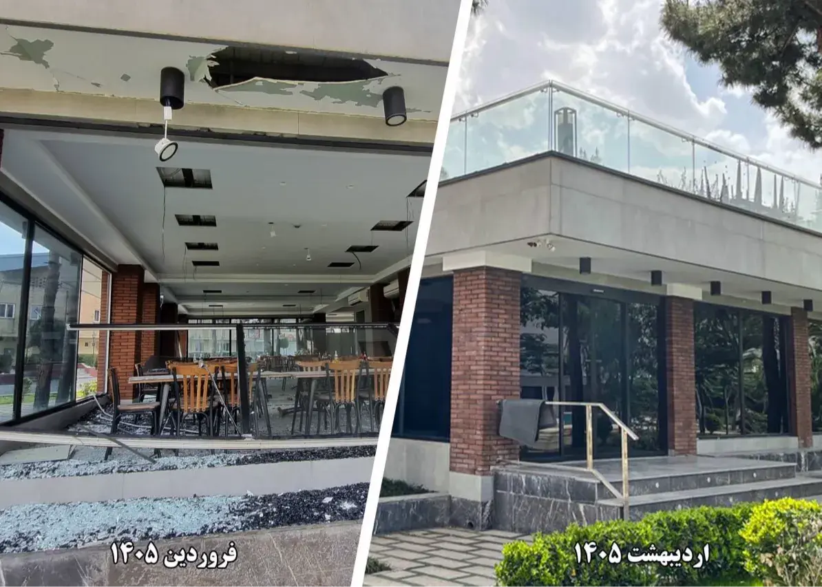 رستوران کشتی در یک چشم به هم زدن بازسازی شد 
