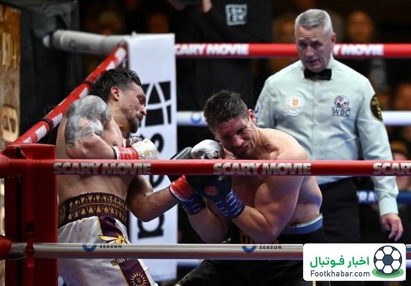 پیروزی اوسیک در یک مبارزه بوکس جنجالی