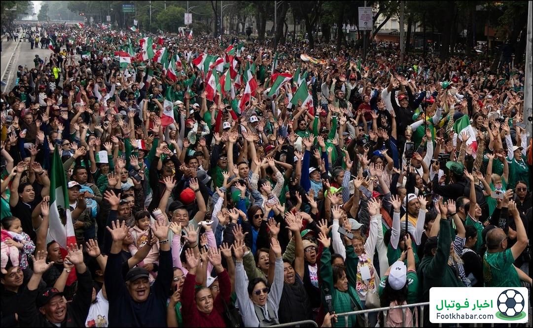 مکزیکیها تاریخساز شدند/ بزرگترین موج مکزیکی تاریخ برای خوشامد به جام جهانی