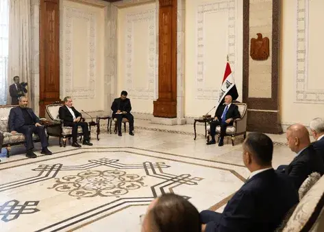 دیدار عراقچی با رئیس‌جمهور عراق