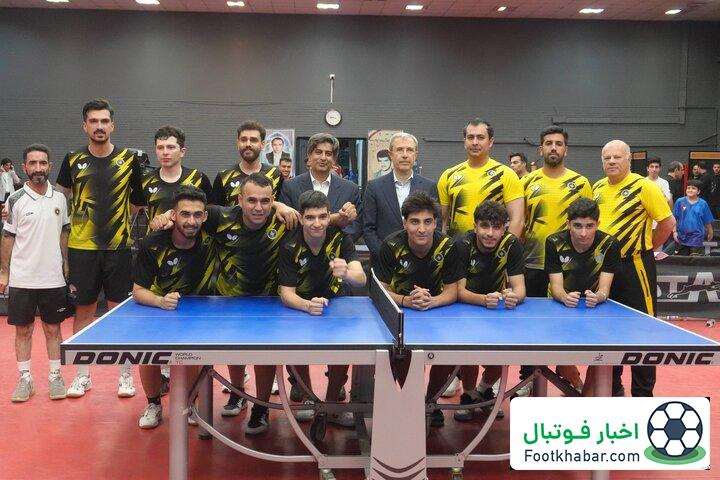 سپاهان قهرمان لیگ تنیس روی میز شد